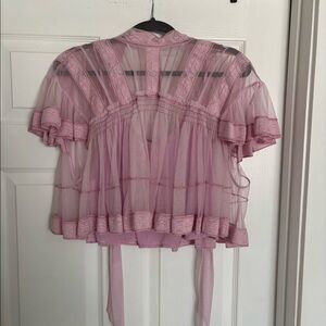 Anthropologie babydoll top